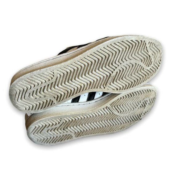 ADIDAS SUPERSTAR Shell Toe - Cloud White-Black-White Core Youth Men Sz 5 Women 6 - Picture 3 of 5